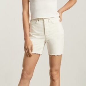 Everlane The Rigid Way High Denim Jean Short High Rise Button Fly Women’s Sz 29